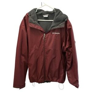 COLUMBIS MENS FLEECE LINED HOODED JACKET SIZE XXL